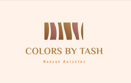 A logo for a makeup artist

Description automatically generated